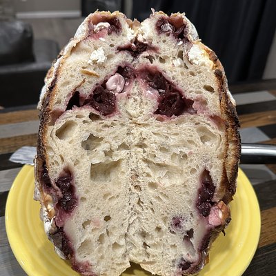Cherry & Cream Cheese Sourdough Loaf 
