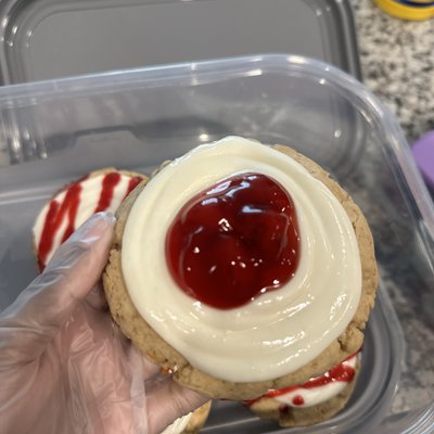 Cherry Cheesecake Cookie