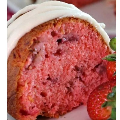 Strawberry Bundt Cake