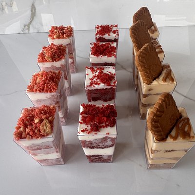 A Dozen Dessert shooters 
