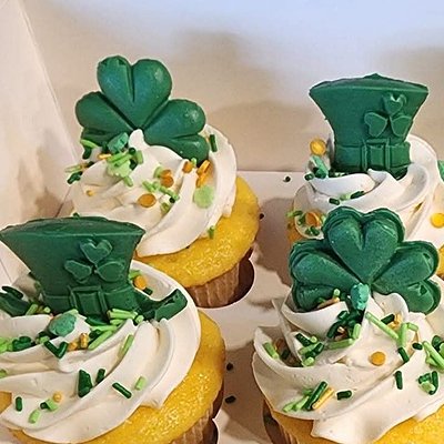 St Patrick's Day Cupcakes 