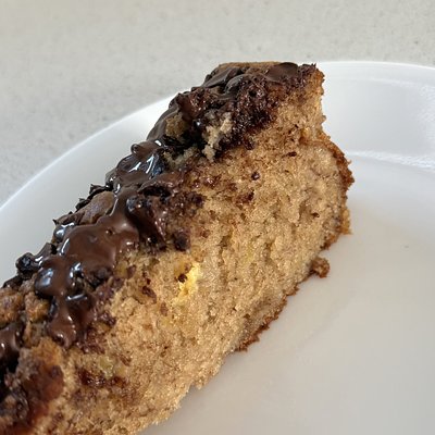 Chocolate Top Banana Bread