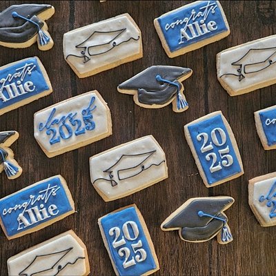 Graduation Sugar Cookies
