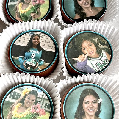 Chocolate Covered Brownies w/Edible Image