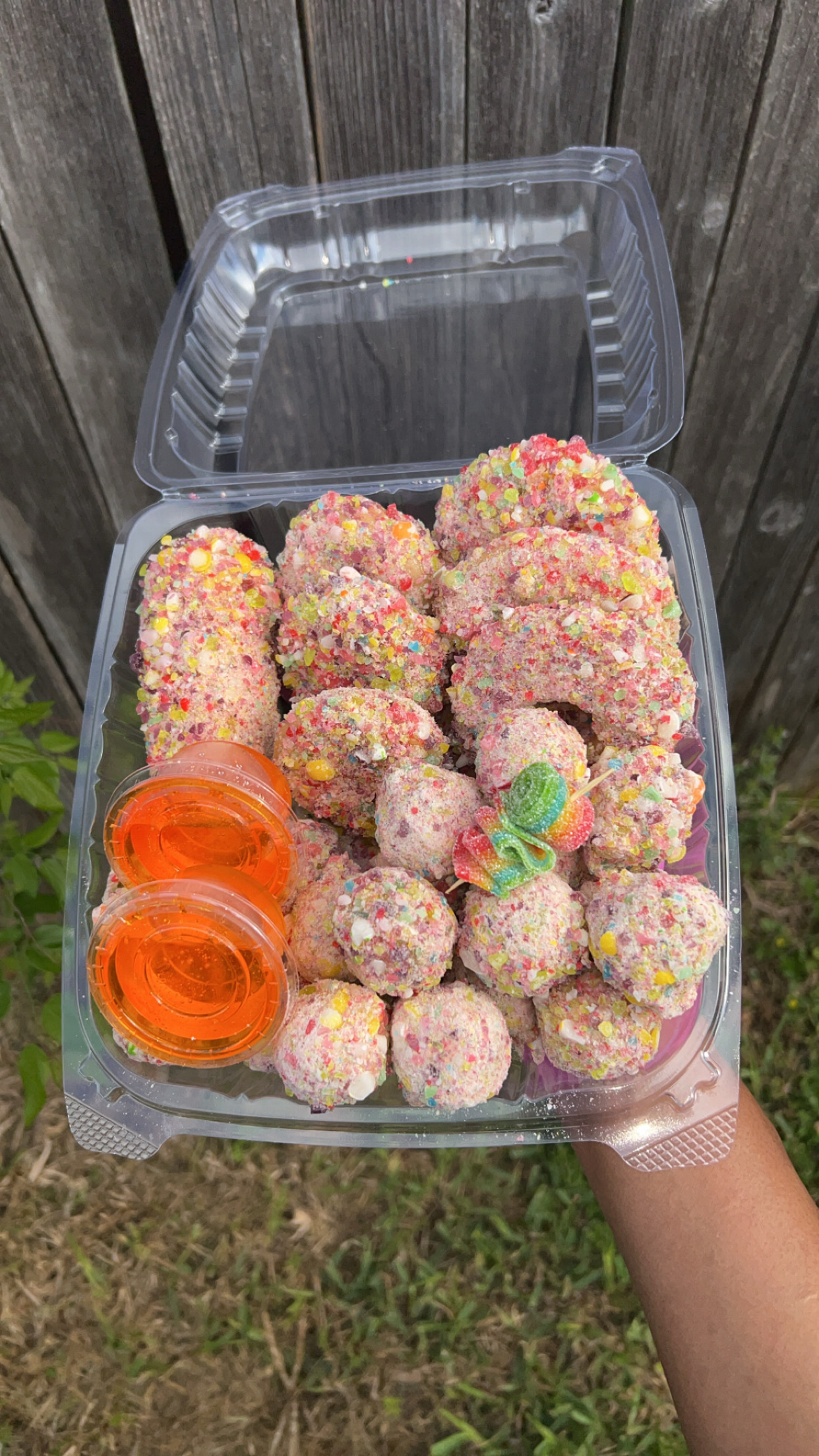Full Toppings Candied Fruit Tray