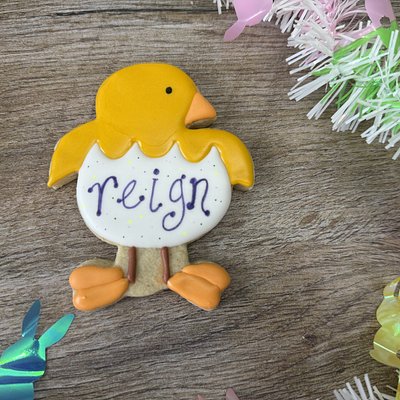 Custom Name Easter Cookies (Min Of 2) 