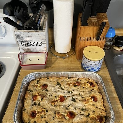 Mozzarella Tomato Basil Focaccia