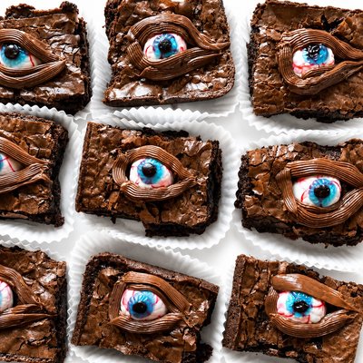Spooky Halloween Brownies