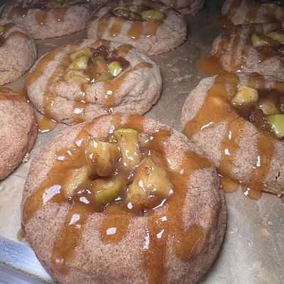 Caramel Apple pie Cookies 🥧