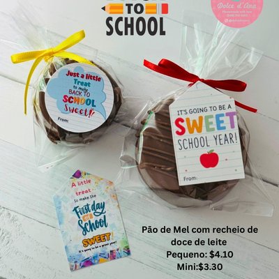 Brazilian honey bread - Mini Size - Dulce de leche + Tag