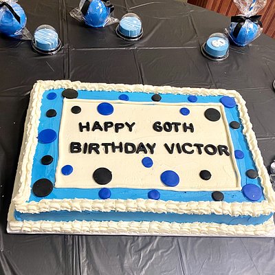 1/2 Sheet Cake (54 Servings)