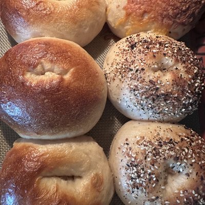 Sourdough Bagels