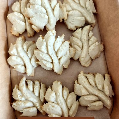 Vanilla Spritz Cookies (GF,V)
