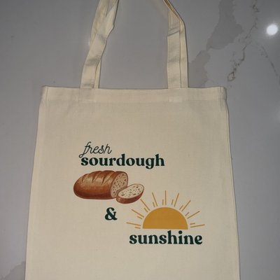 Sourdough + Sunshine Tote Bag