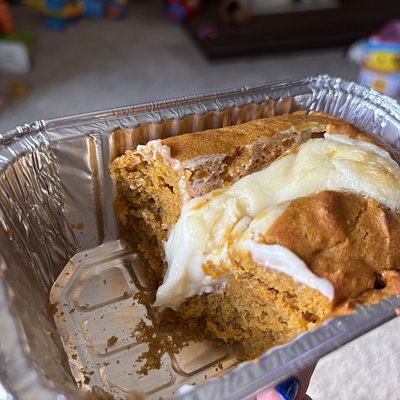 Pumpkin Cream Cheese Bread