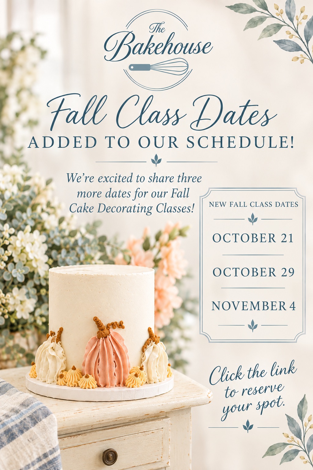 Fall Cake Class