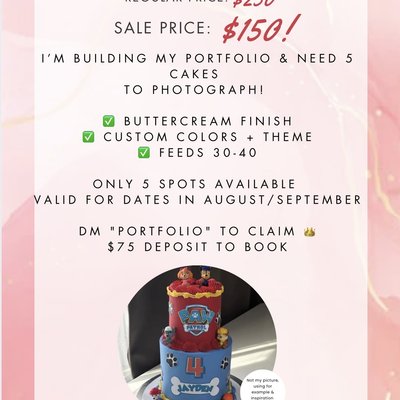 2 Tier Cakes 