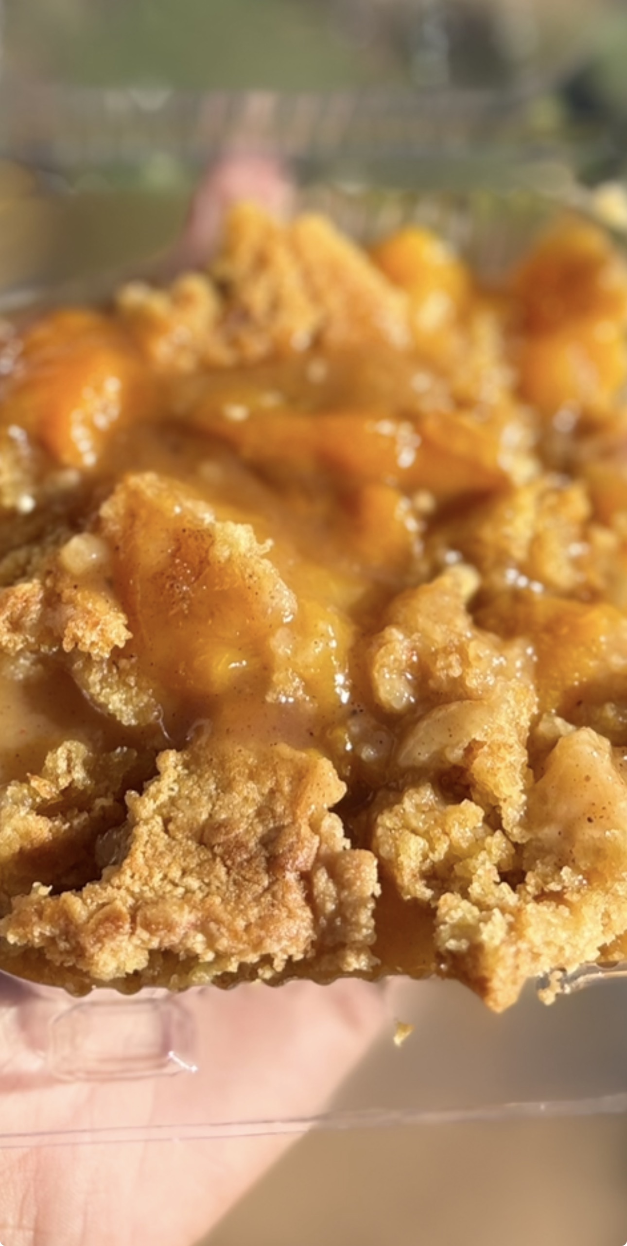 Peach Cobbler Pan