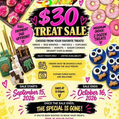 $30 Treat Sale 