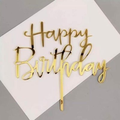 Plastic / Acrylic HBD Toppers