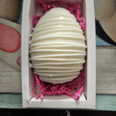 White Chocolate Filled Peanut Butter Egg