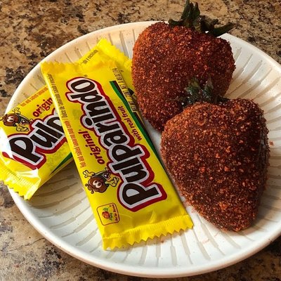 Pulparindo Covered Strawberries