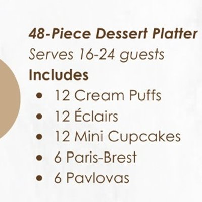 48-Piece Dessert Platter