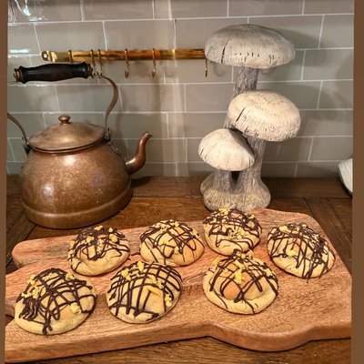1 Chocolate Drizzle crumb Cake Cookie 