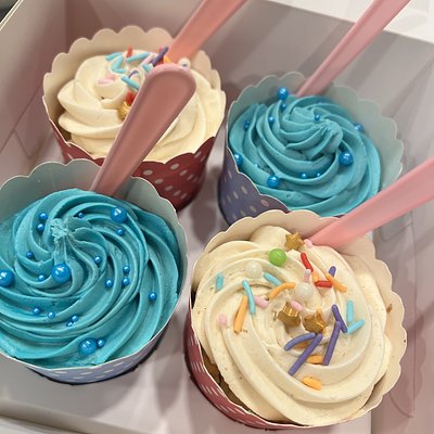 4-Pack Cookie Cupcake Box