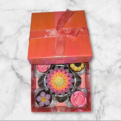 Chocolate Mothers Day Flower Boxes