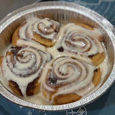 Cinnamon Rolls  - Traditional Powdered Sugar Icing
