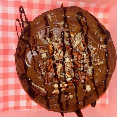 Sea Salt Turtle Brownies  