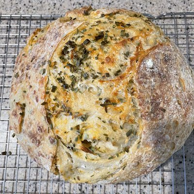 Chive&parmesan Sourdough Loaf