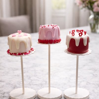 Mini Cakes Cake Pops 