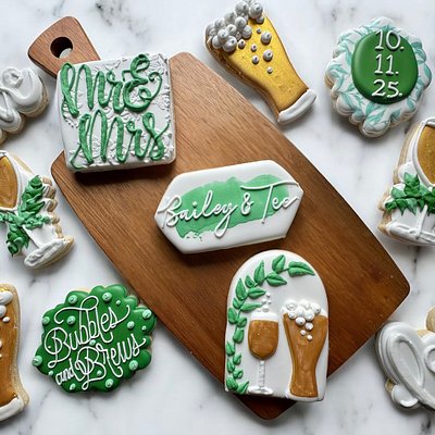 Brews & Bubbly Cookie Set