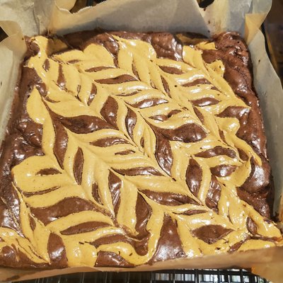 Peanut Butter Brownies 