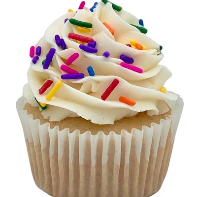 Vanilla Birthday Cupcake