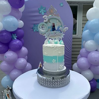 Cake 8 inches, 3 layer (Round) (8”x6”) (30-38 people)