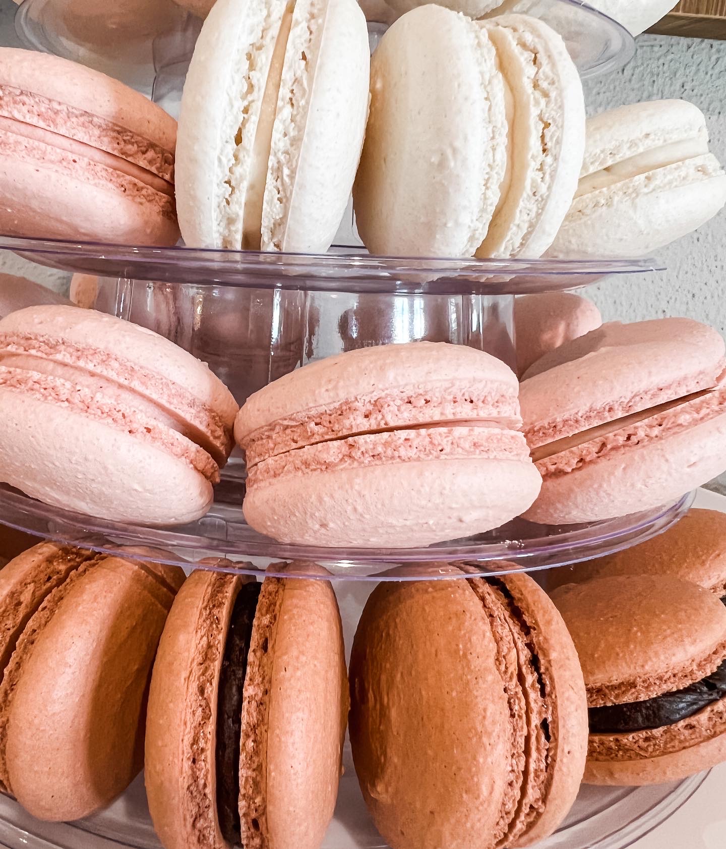 Neutral Ombre Macarons
