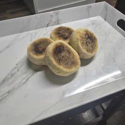 Sourdough English Muffins
