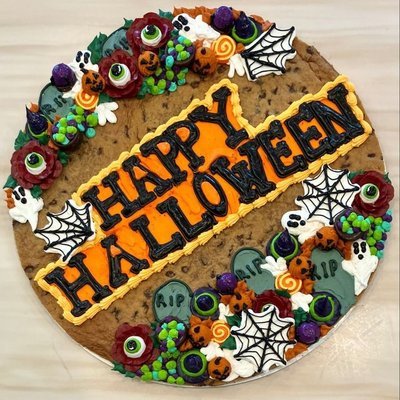 Happy Halloween Cookie Cakes (12 Inch Round)