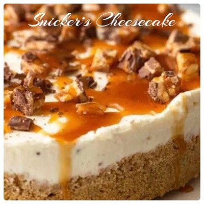 Snicker’s Cheesecake 10 Inch 