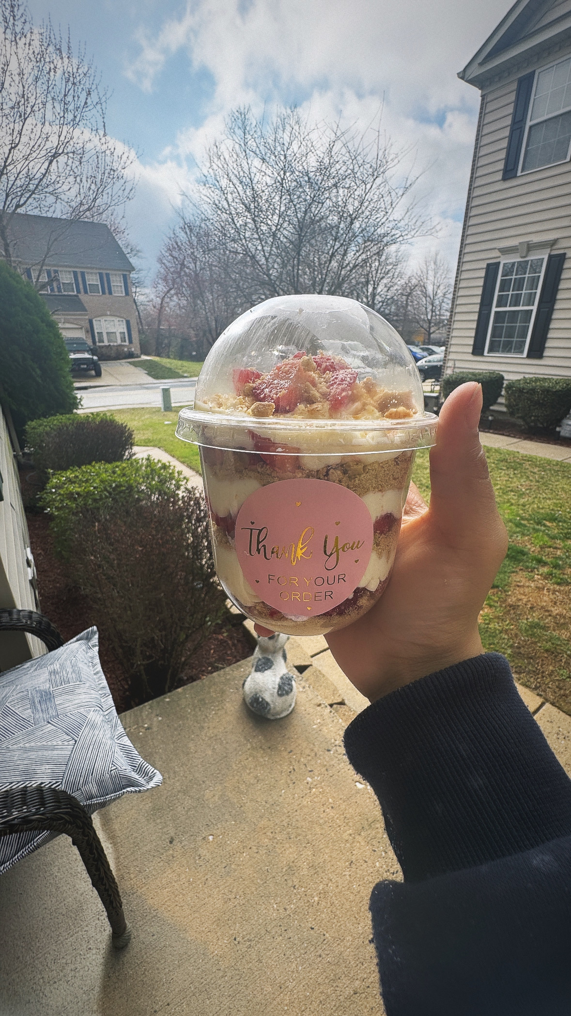 strawberry cheesecake cup