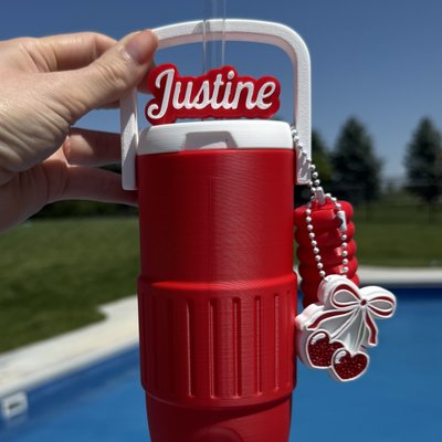 Cherry Theme Can Cooler