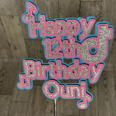 Custom 3D Cake Topper