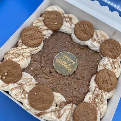 Biscoff Brownie Kake
