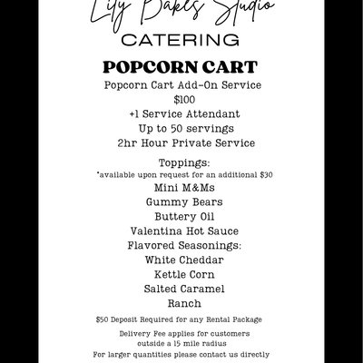 Popcorn Cart 