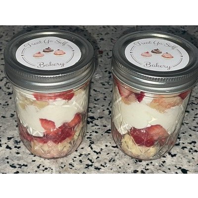 3 Strawberry Shortcake Jars