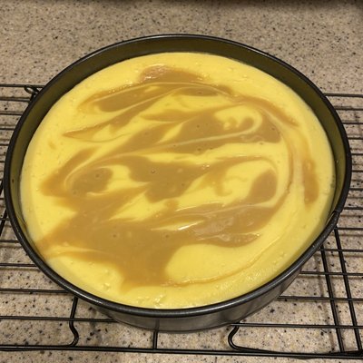 Dulce de leche cheesecake