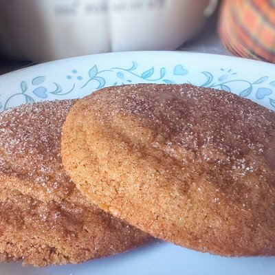 Pumpkin Snickerdoodle Cookies (2) 